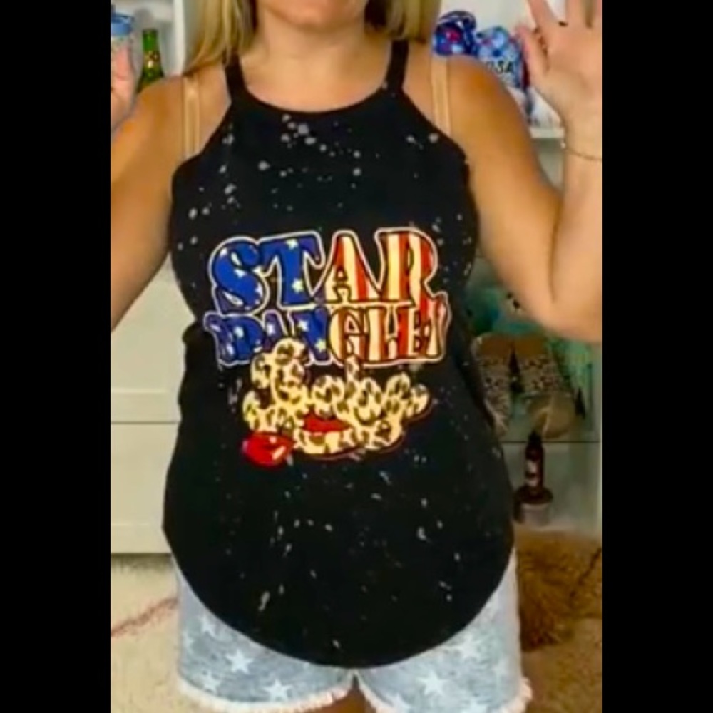 Southern Bliss Star Spangled Babe Tank